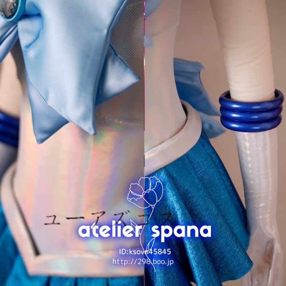 セーラーマーキュリー、コスプレ衣装セット、大きいサイズ、男女兼用 Amazon.co.jp: [小さな店] 美少女戦士セーラームーンCrystal